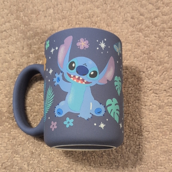 Disney Blue Stitch Character Soft Touch Velvety Feel Mug NWOT - Picture 1 of 5